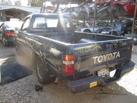 1993 TOYOTA TRUCK BLUE 2.4L MT 2WD 1/2 TON SHORT BED Z15976